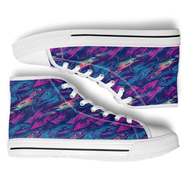 Chokefish™ Urban Peak Retro High Tops-Marine-007